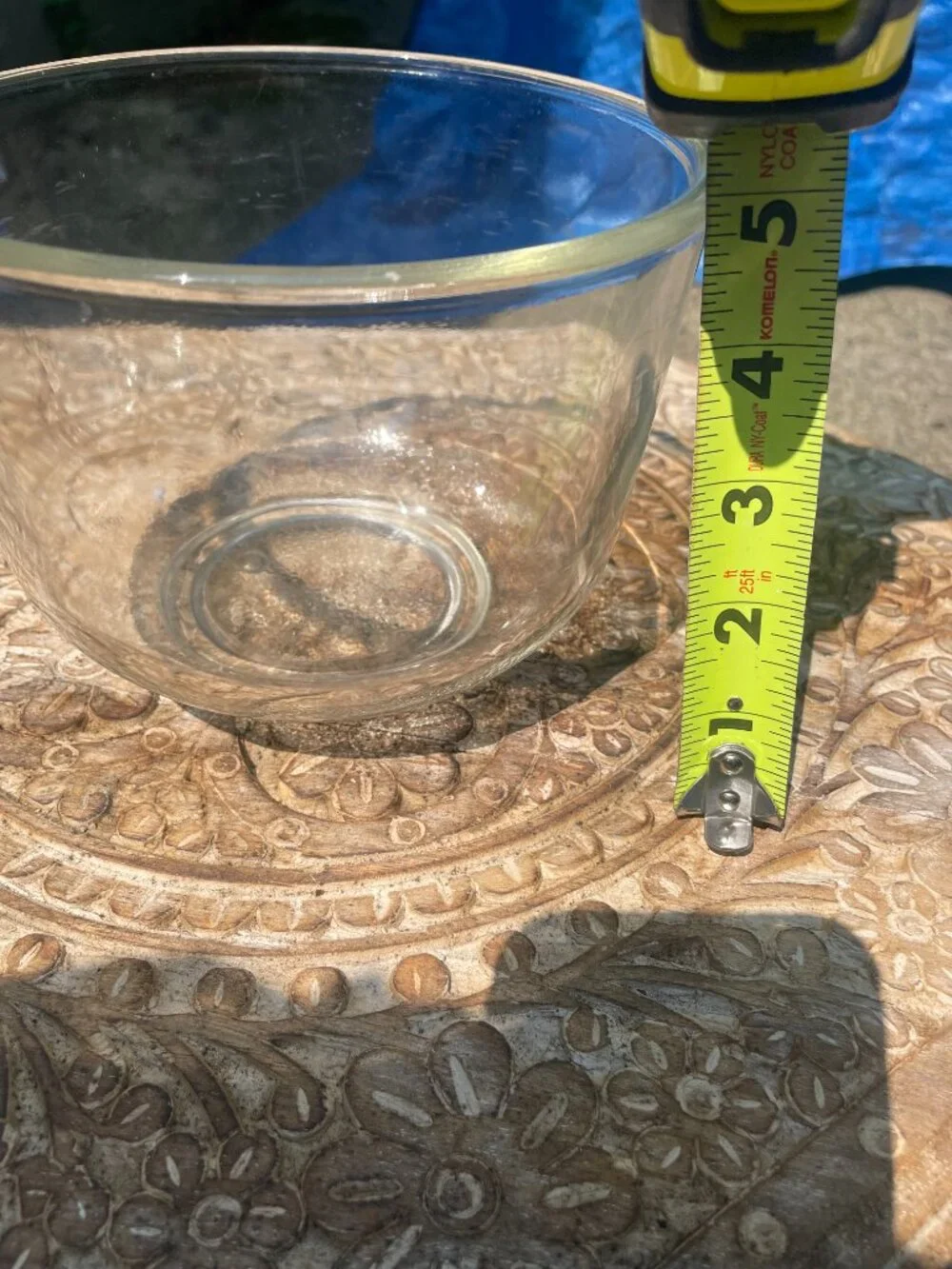 Vintage glass mixing bowl